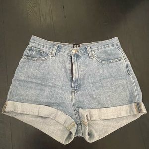 BDG Mom High Rise Denim Shorts